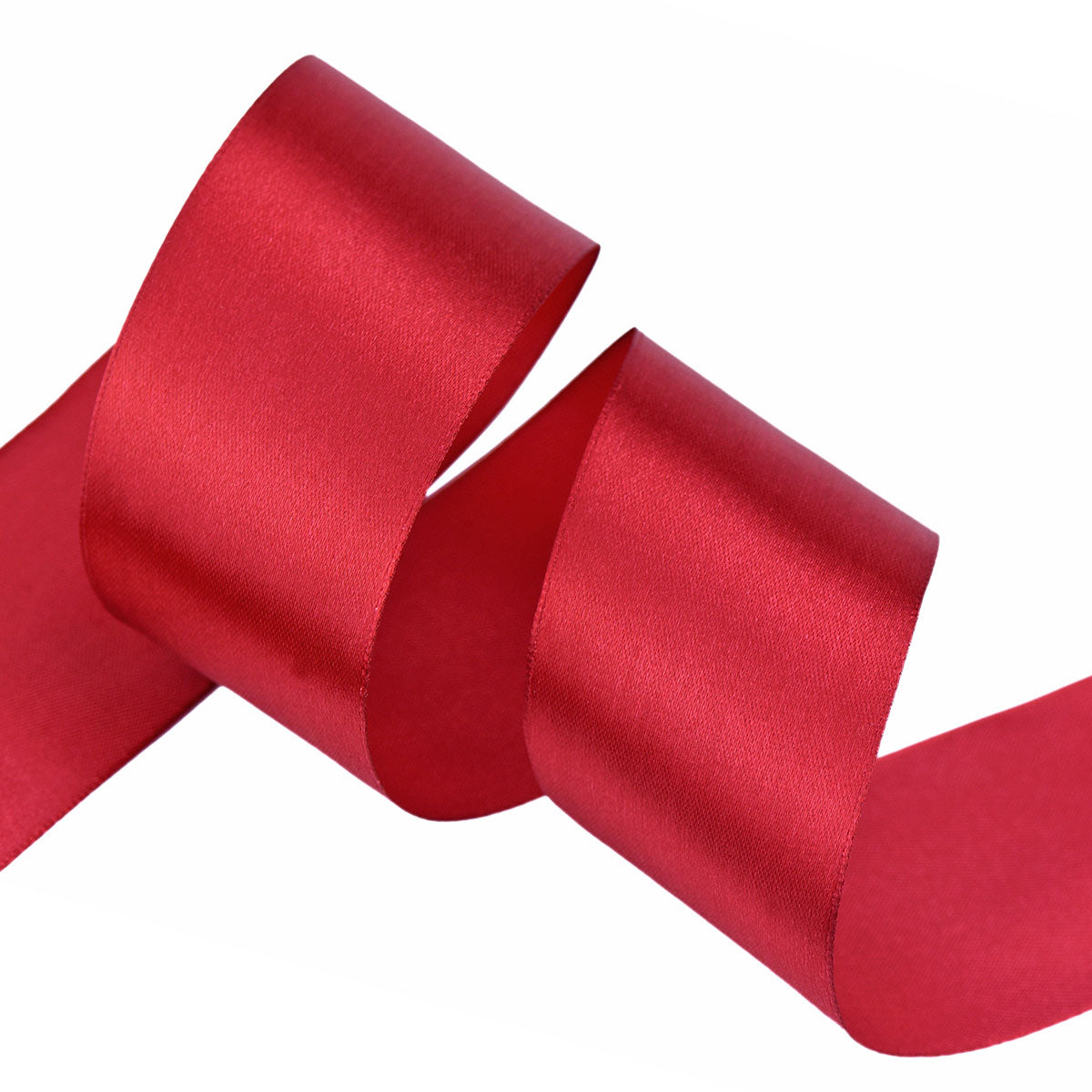 50mm Red Wine Single Sided Satin Ribbon – FiveSeasonStuff
